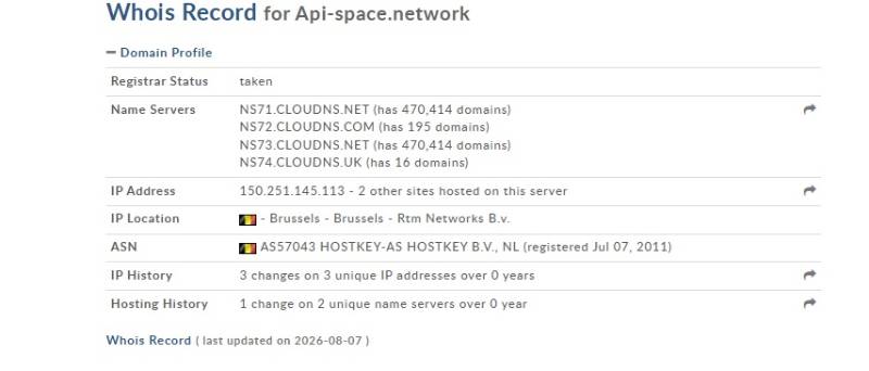 Api Space Network