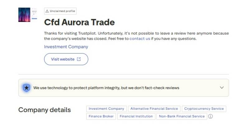 Aurora Trade Ltd 