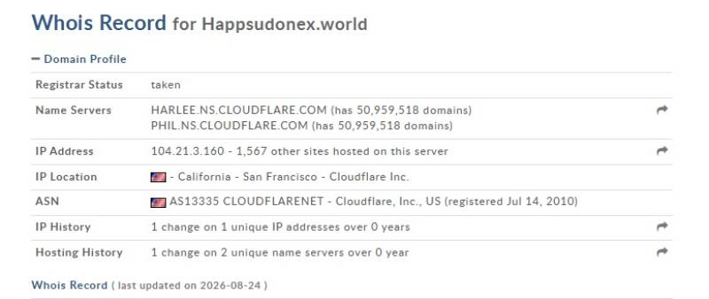 Happsudonex