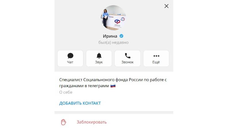 Инфонд в Telegram: как бот обещает выплаты СФР и запрашивает банковскую карту