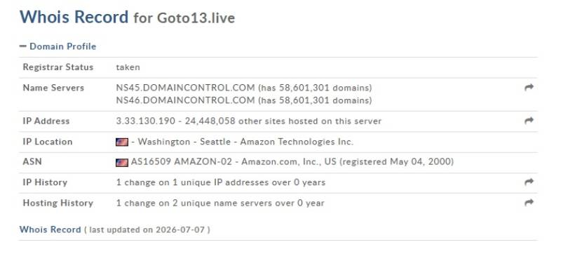 Ozon Goto13 Live