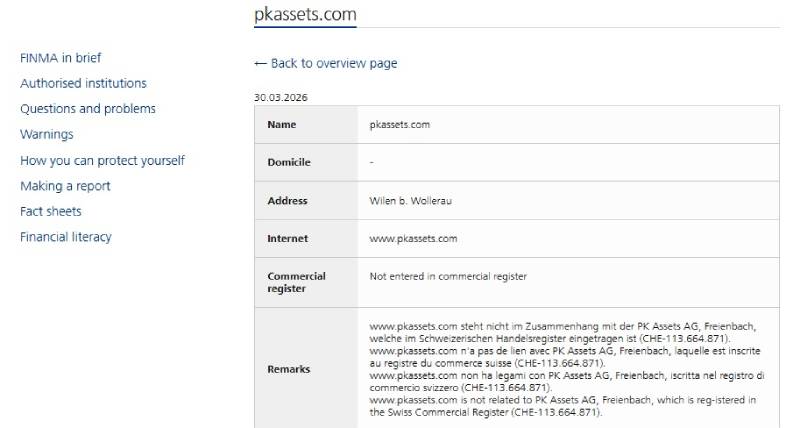PK Assets AG