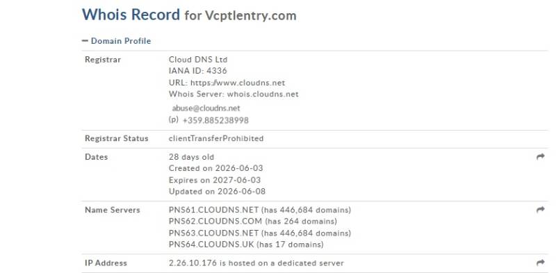 Vcptlentry