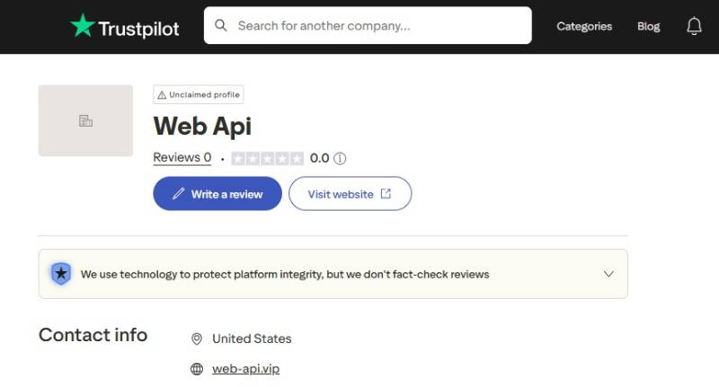 Web Api Vip