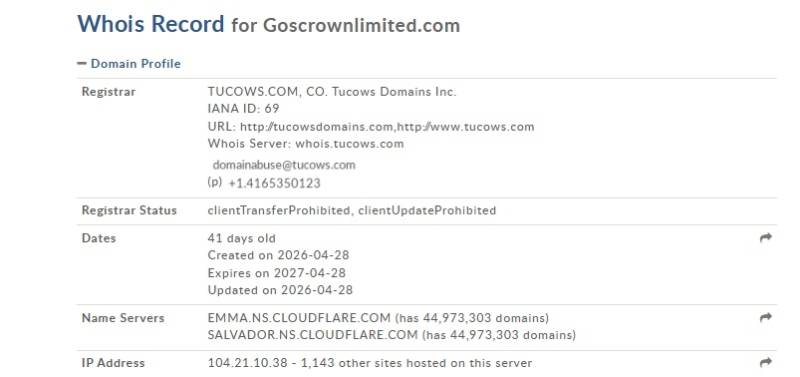 Goscrown Limited