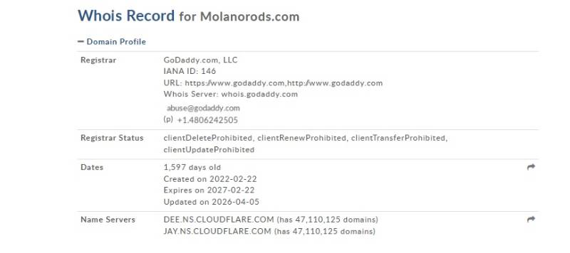 Molanorods